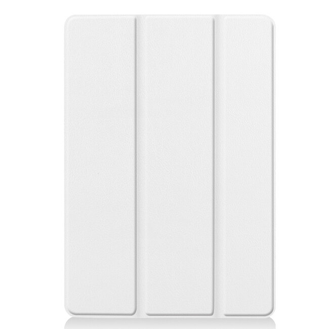 Tablet hoes & 2-Pack Screenprotector geschikt voor iPad 2021 / 2020 / 2019 - 10.2 Inch - Auto Wake/Sleep functie - Wit