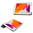 Tablet hoes & 2-Pack Screenprotector geschikt voor iPad 2021 / 2020 / 2019 - 10.2 Inch - Auto Wake/Sleep functie - Vlinder