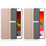Tablet hoes & 2-Pack Screenprotector geschikt voor iPad 2021 / 2020 / 2019 - 10.2 Inch - Auto Wake/Sleep functie - Goud