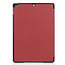 Tablet hoes & 2-Pack Screenprotector geschikt voor iPad 2021 / 2020 / 2019 - 10.2 Inch - Auto Wake/Sleep functie - Donker Rood
