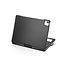 Case2go - Bluetooth Toetsenbord hoes geschikt voor iPad Air 10.9 (2022) - QWERTY - Toetsenbord verlichting en Touchpad - 360 graden draaibaar -Zwart