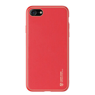 Dux Ducis - Telefoonhoesje geschikt voor iPhone SE 2022 - Yolo Case - Rood