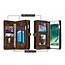 CaseMe - Telefoonhoesje geschikt voor iPhone SE 2022 - 2 in 1 Wallet Book Case - Bruin