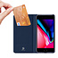 Dux Ducis - Telefoonhoesje geschikt voor iPhone SE 2022 - Skin Pro Book Case - Blauw
