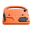 Case2go - Tablet Hoes &amp;amp; Screenprotector geschikt voor Apple iPad Air 11 (2024) / Apple iPad Air 10.9 (2022) - Schokbestendige case met handvat - iPad hoes Kinderen - Oranje