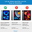 Case2go - Tablet Hoes & Screenprotector voor Apple iPad Air 2022 - 10.9 inch - Tri-Fold Book Case - Met Auto Sleep/Wake functie - Vlinders