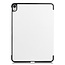 Case2go - Tablet Hoes & Screenprotector voor Apple iPad Air 2022 - 10.9 inch - Tri-Fold Book Case - Met Auto Sleep/Wake functie - Wit