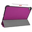 Case2go - Tablet Hoes & Screenprotector voor Apple iPad Air 2022 - 10.9 inch - Tri-Fold Book Case - Met Auto Sleep/Wake functie - Paars
