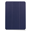Case2go - Tablet Hoes & Screenprotector voor Apple iPad Air 2022 - 10.9 inch - Tri-Fold Book Case - Met Auto Sleep/Wake functie - Donker Blauw