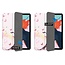 Case2go - Tablet Hoes geschikt voor Apple iPad Air 2022 - 10.9 inch - Tri-Fold Book Case - Apple Pencil Houder - Flower Fairy