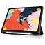 Case2go - Tablet Hoes geschikt voor Apple iPad Air 2022 - 10.9 inch - Tri-Fold Book Case - Apple Pencil Houder - Donker Blauw