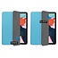 Case2go - Tablet Hoes geschikt voor Apple iPad Air 11 (2024) / Apple iPad Air 10.9 (2022) - Tri-Fold Book Case - Apple Pencil Houder - Licht Blauw