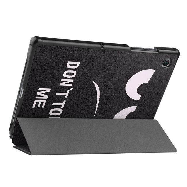 Tablet hoes & Screenprotector geschikt voor Samsung Galaxy Tab A8 - 10.5 Inch - Auto Wake/Sleep functie - Don't Touch Me