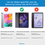 Tablet hoes & Screenprotector geschikt voor Samsung Galaxy Tab A8 - 10.5 Inch - Auto Wake/Sleep functie - Don't Touch Me