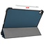 Case2go - Tablet hoes geschikt voor iPad Air 2022 - 10.9 Inch - Tri fold Book Case - Met Auto Sleep/wake functie - Donker Groen