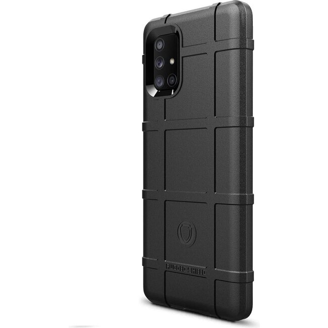 Hoesje voor Samsung Galaxy A71 - Beschermende hoes - Back Cover - TPU Case - Zwart