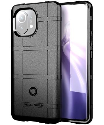 Hoesje voor Xiaomi Mi 11 Pro - Beschermende hoes - Back Cover - TPU Case - Zwart afbeelding