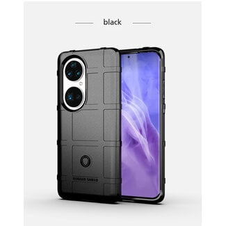 Case2go Hoesje voor Huawei P50 Pro - Beschermende hoes - Back Cover - TPU Case - Zwart