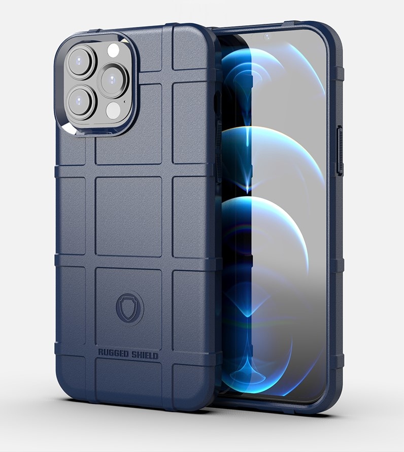 Hoesje voor iPhone 13 Pro Max - Beschermende hoes - Back Cover - TPU Case - Blauw afbeelding