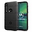 Hoesje voor Motorola Moto G8 Plus Case - Heavy Armor TPU Case - Zwart