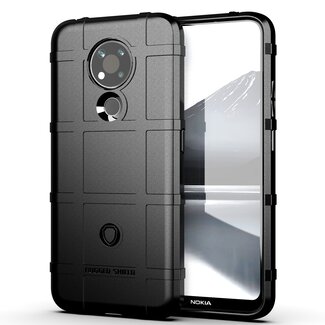 Case2go Hoesje voor Nokia 3.4 - Beschermende hoes - Back Cover - TPU Case - Zwart