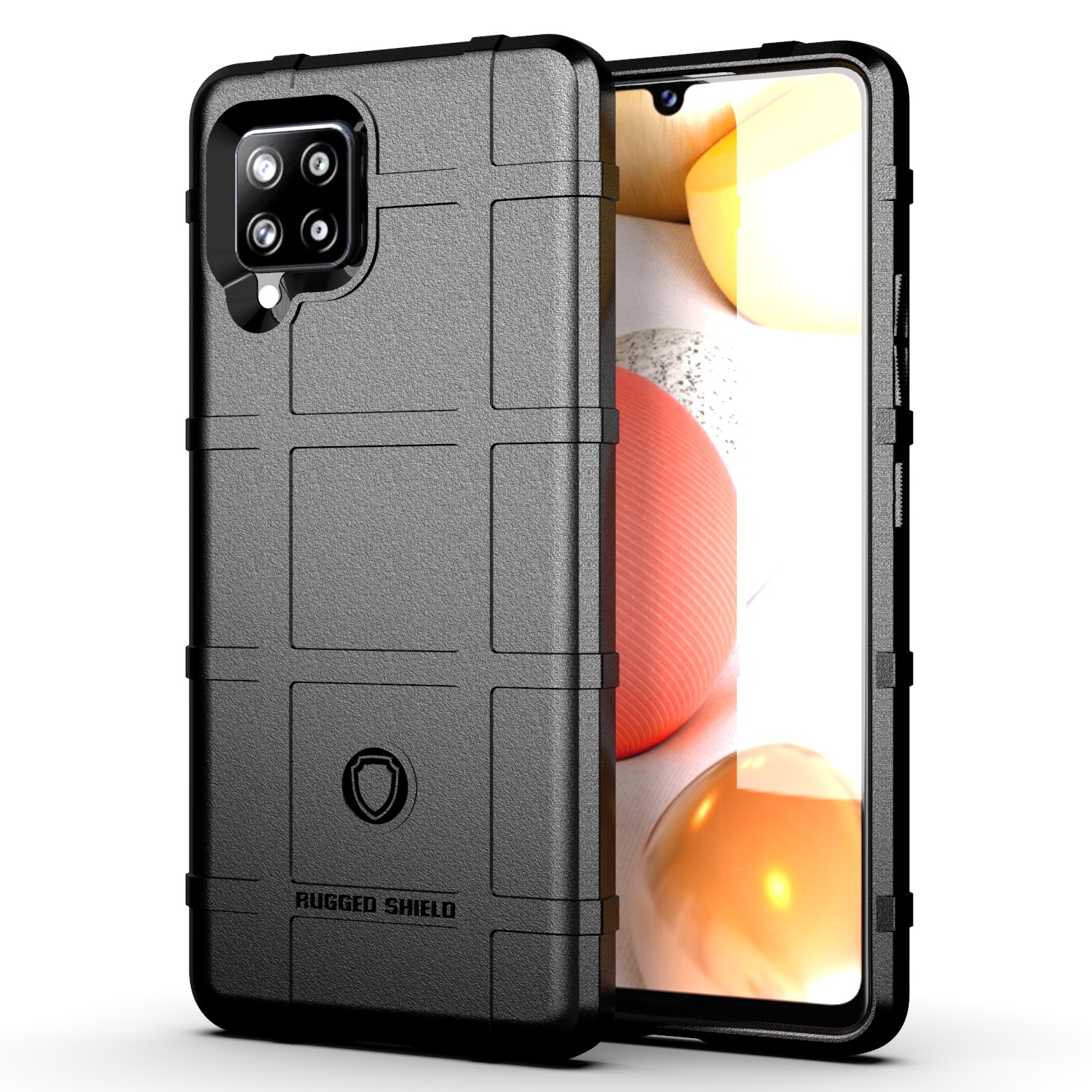 Hoesje voor Samsung Galaxy A42 - Beschermende hoes - Back Cover - TPU Case - Zwart afbeelding