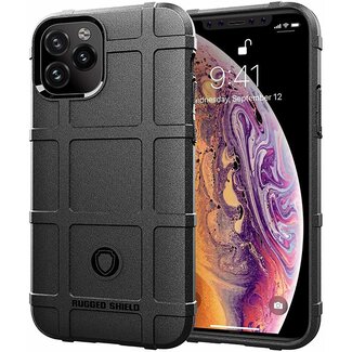 Case2go Hoesje voor iPhone 11 Pro Max - Beschermende hoes - Back Cover - TPU Case - Zwart