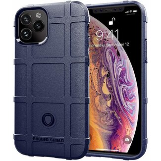 Case2go Hoesje voor iPhone 11 Pro - Beschermende hoes - Back Cover - TPU Case - Blauw