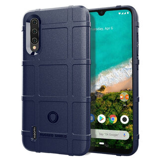 Case2go Hoesje voor Xiaomi Mi A3 Lite - Beschermende hoes - Back Cover - TPU Case - Blauw