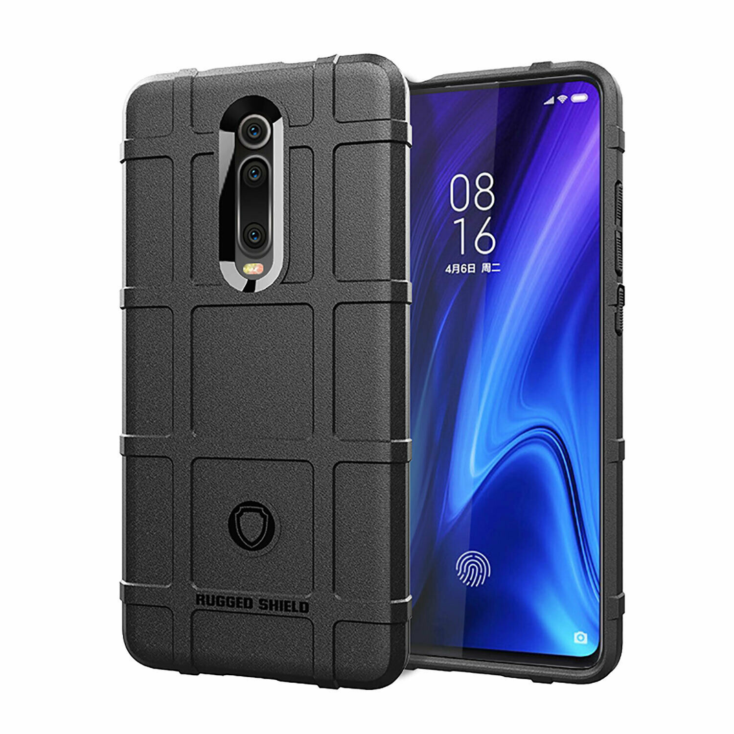 Hoesje voor Xiaomi Redmi K20 Pro - Beschermende hoes - Back Cover - TPU Case - Zwart afbeelding
