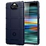 Case2go Hoesje voor Sony Xperia 20 - Beschermende hoes - Back Cover - TPU Case - Blauw