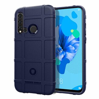 Case2go Hoesje voor Huawei P20 Lite (2019) - Beschermende hoes - Back Cover - TPU Case - Blauw