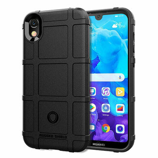Case2go Hoesje voor Huawei Y5 (2019) - Beschermende hoes - Back Cover - TPU Case - Zwart