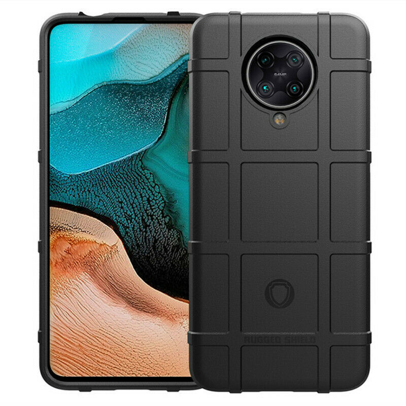 Hoesje voor Xiaomi Poco F2 Pro - Beschermende hoes - Back Cover - TPU Case - Zwart afbeelding