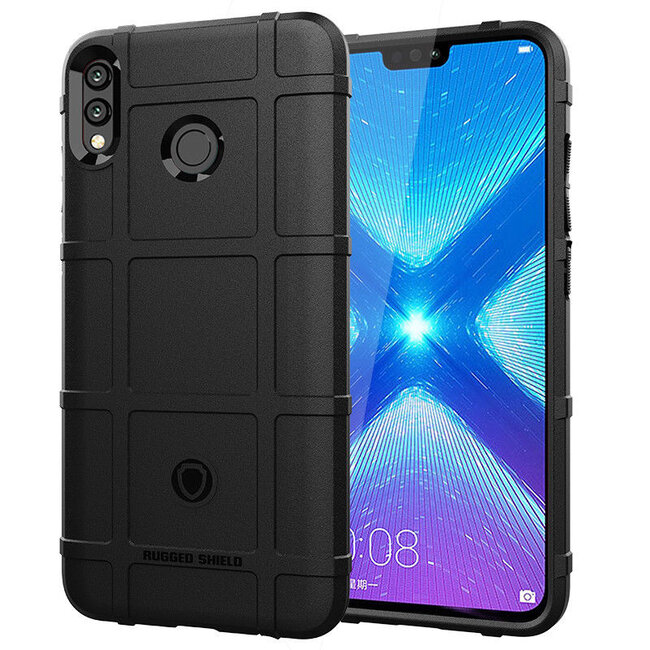 Hoesje voor Honor 8X Max - Beschermende hoes - Back Cover - TPU Case - Zwart