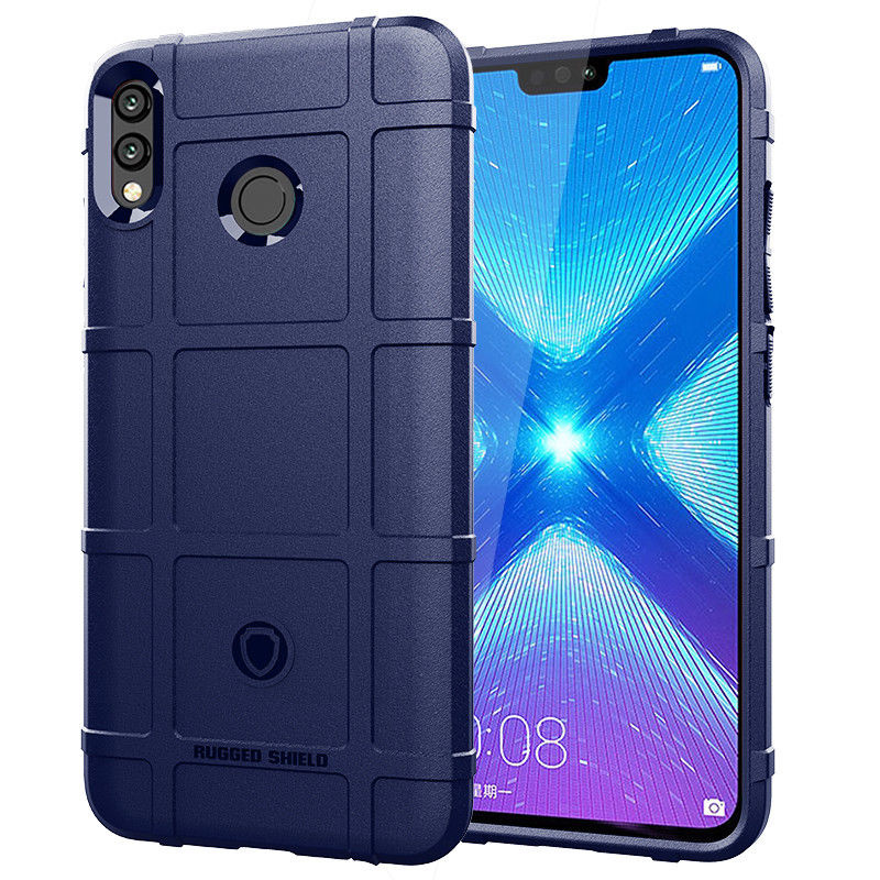 Hoesje voor Honor 8X Max - Beschermende hoes - Back Cover - TPU Case - Blauw afbeelding