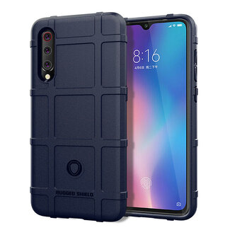 Case2go Hoesje voor Xiaomi Mi 9 SE - Beschermende hoes - Back Cover - TPU Case - Blauw