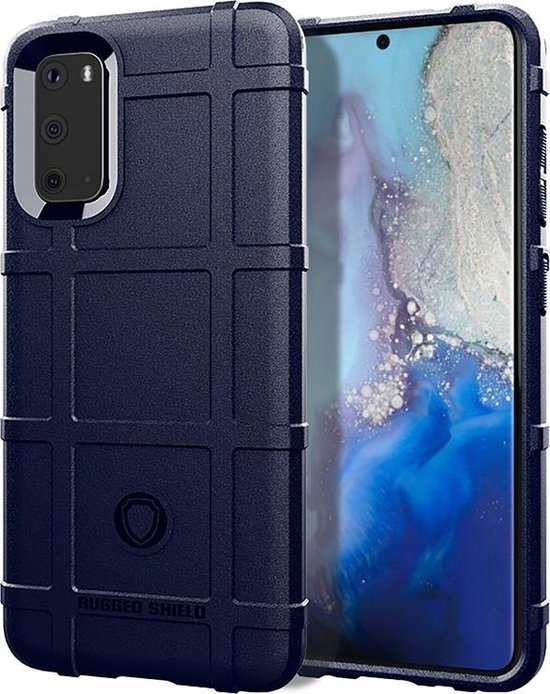 Hoesje voor Samsung Galaxy S20 Plus - Beschermende hoes - Back Cover - TPU Case - Blauw afbeelding