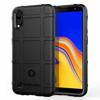 Case2go Hoesje voor Samsung Galaxy A30 - Beschermende hoes - Back Cover - TPU Case - Zwart