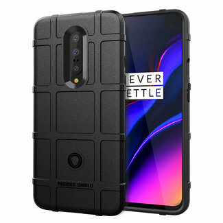 Case2go Hoesje voor OnePlus 8 - Beschermende hoes - Back Cover - TPU Case - Zwart