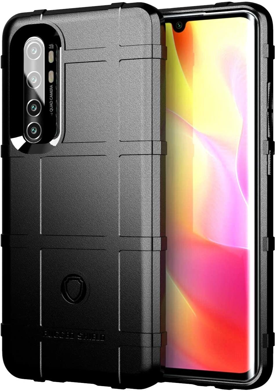 Hoesje voor Xiaomi Mi Note 10 Lite - Beschermende hoes - Back Cover - TPU Case - Zwart afbeelding