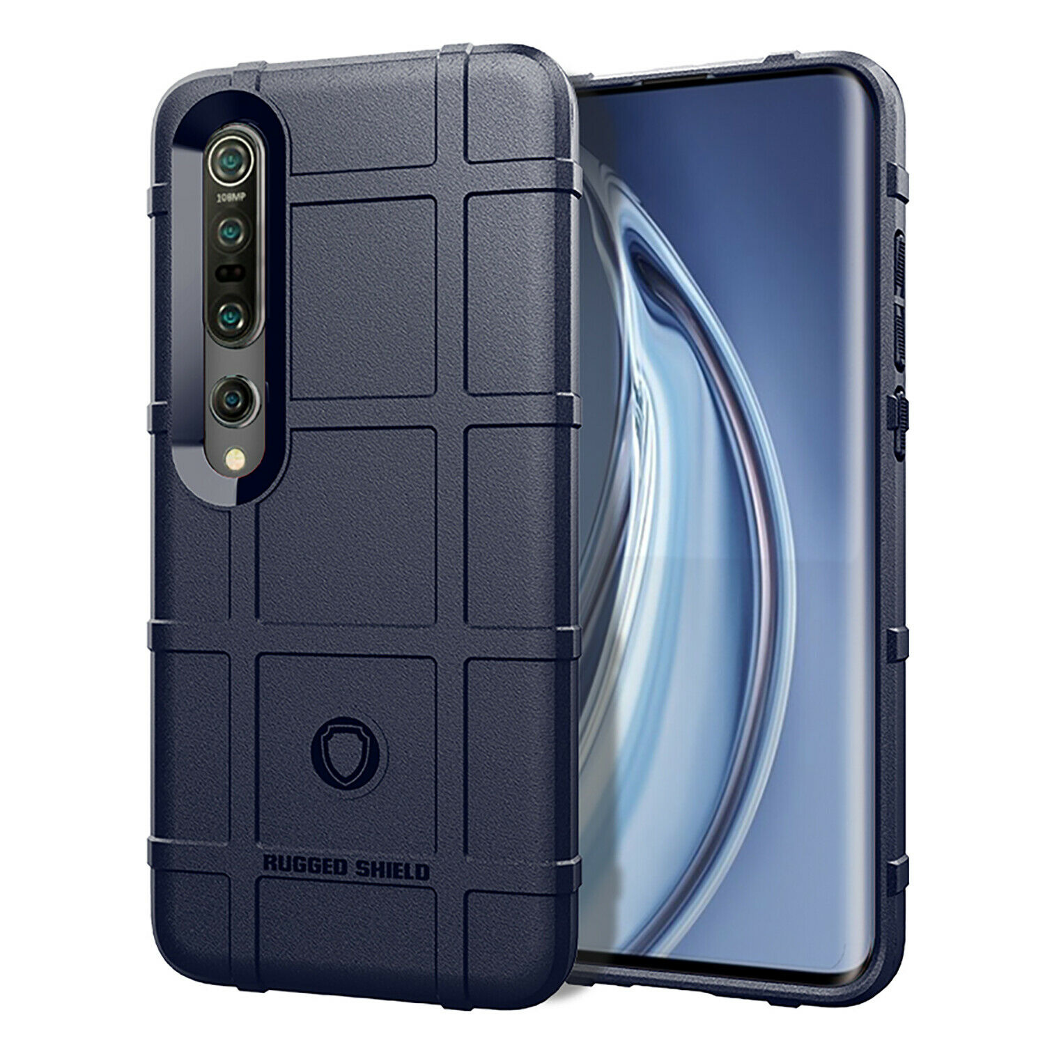 Hoesje voor Xiaomi Mi 10 - Beschermende hoes - Back Cover - TPU Case - Blauw afbeelding