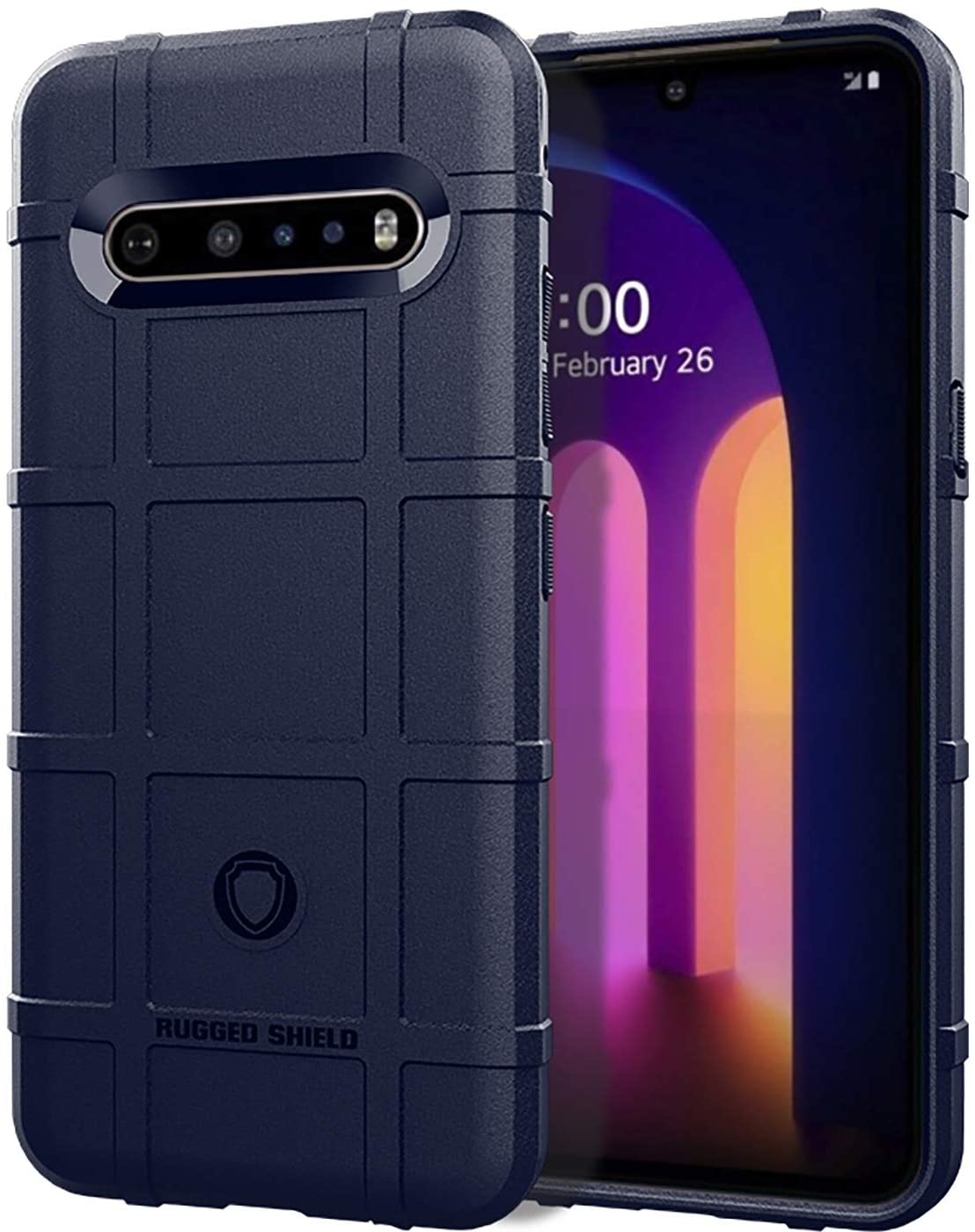 Hoesje voor LG V60 ThinQ 5G - Beschermende hoes - Back Cover - TPU Case - Blauw afbeelding