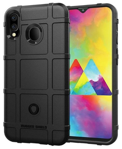 Hoesje voor Samsung Galaxy M10 - Beschermende hoes - Back Cover - TPU Case - Zwart afbeelding