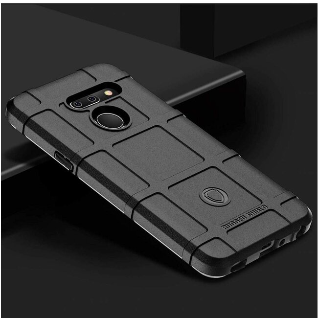 Hoesje voor LG G8 ThinQ - Beschermende hoes - Back Cover - TPU Case - Zwart