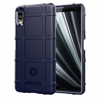 Case2go Hoesje voor Sony Xperia L3 - Beschermende hoes - Back Cover - TPU Case - Blauw