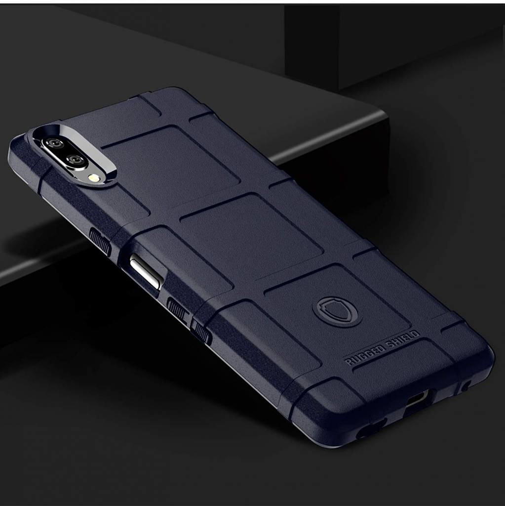 Hardheid cijfer Aanpassen Sony Xperia L3 hoes - Heavy Armor TPU Bumper - Blauw | Case2go.nl