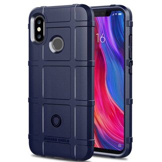 Case2go Hoesje voor Xiaomi 8 SE - Beschermende hoes - Back Cover - TPU Case - Blauw