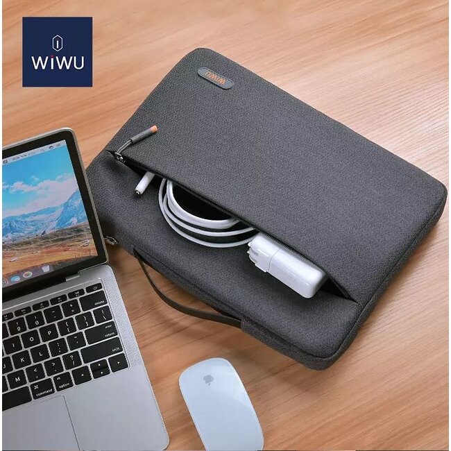 WIWU - Laptoptas 13.3 Inch - Pilot Notebook Sleeve - Grijs
