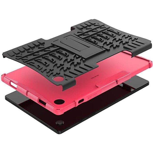 Case2go - Tablet Hoes geschikt voor Samsung Galaxy Tab A8 (2021) - 10.5 inch -Schokbestendige Back Cover -  Magenta
